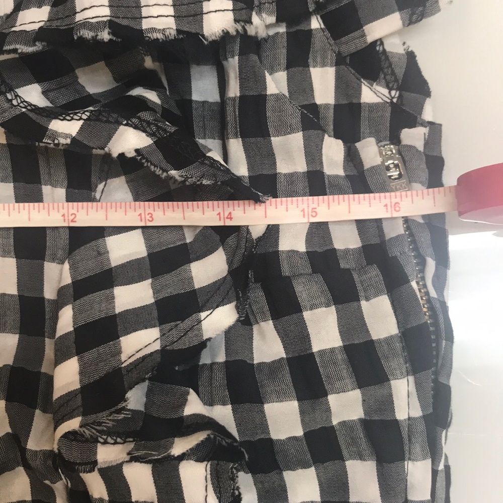 McGuire One Shoulder checkered blouse - Picture 6 of 8